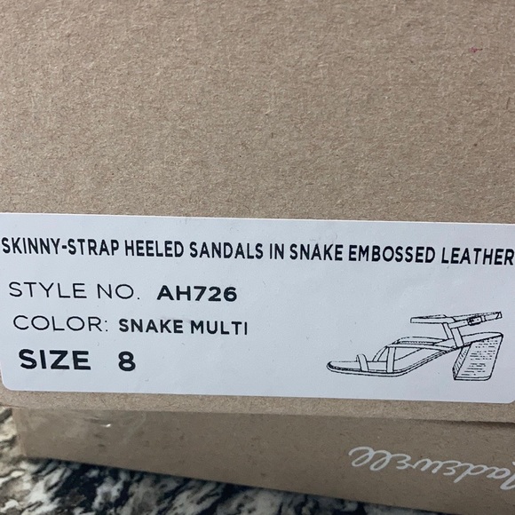 NIB MADEWELL Edie sandals - Picture 6 of 6